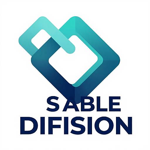 Digital logo featuring a blue and cyan intersecting diamond shape above bold, dark blue text 