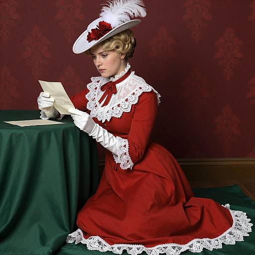 Victorian Elegance: A Vintage Illustration