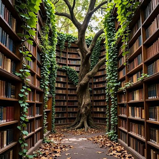 Enchanted Labyrinthine Library