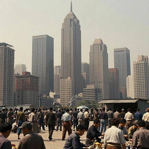 1927 Metropolis-Inspired Skyscraper Collage