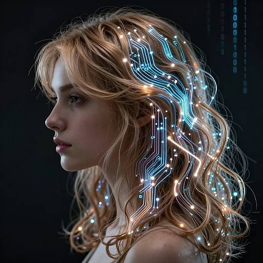 Surreal AI Hair Fusion