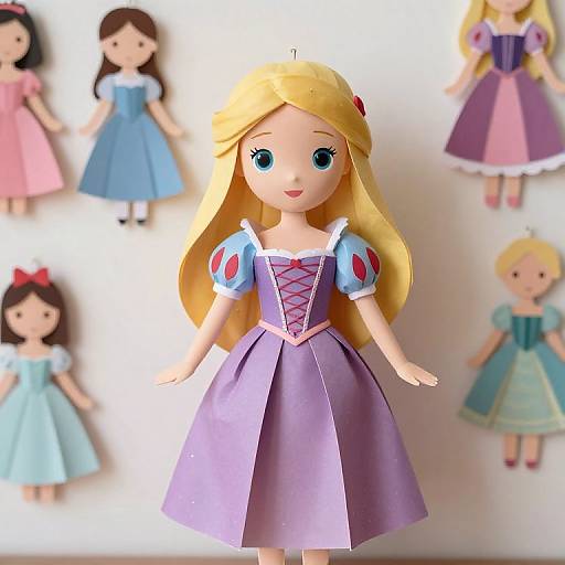 Rapunzel Paper Doll Dress Collection