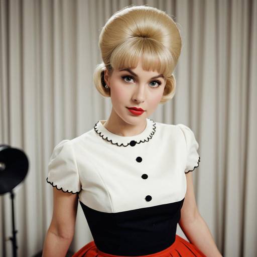 1960s Vintage Cosplay of Véronique Jędrusik