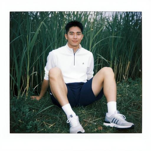 Man in Athletic Wear by Water