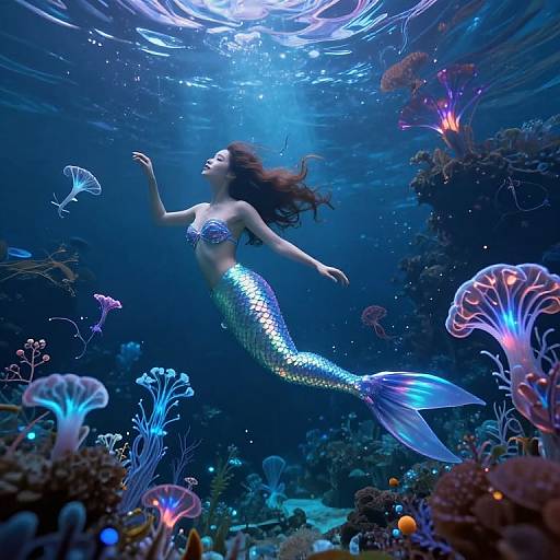 Enchanted Underwater Ballet Artwork