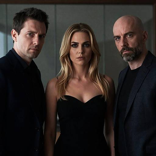 Intense Portrait of Three Individuals