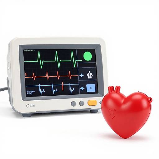 Electrocardiogram Toy Illustration