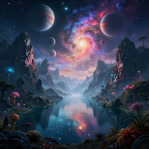 Mystical Parallel Universe Landscape