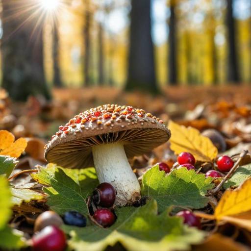 Autumn Nature with Animal and Food Focus