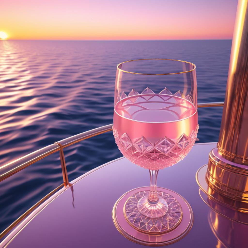 Lavish Yacht Party at Sunset