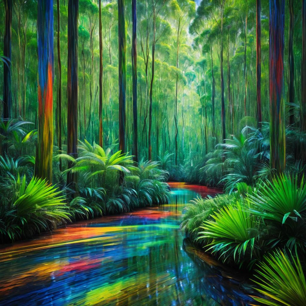 Van Gogh's Stunning Australian Rainforest