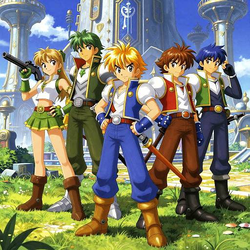 Chrono Trigger Inspired Fantasy Scene