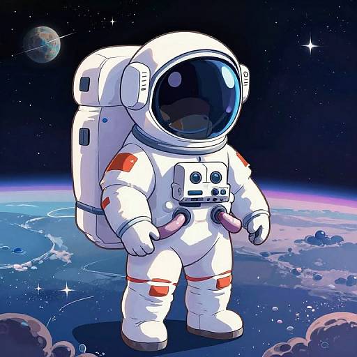 Ultra Detailed Astronaut Creature Design