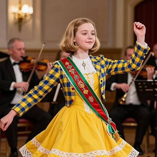 Elegant Irish Dance Portrait