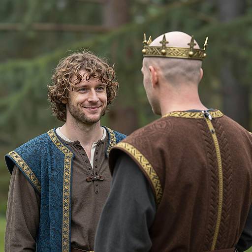 Medieval Duo in Enchanted Forest