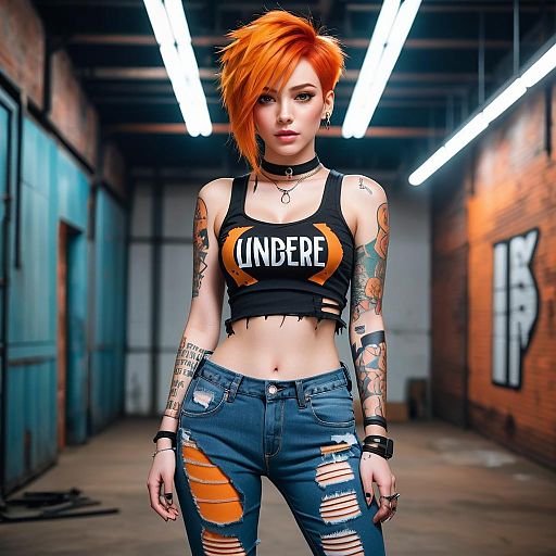 Edgy Non-Binary Fashion in Streetwear