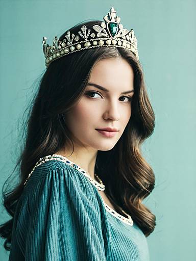 Close-Up Portrait of Girl Prince