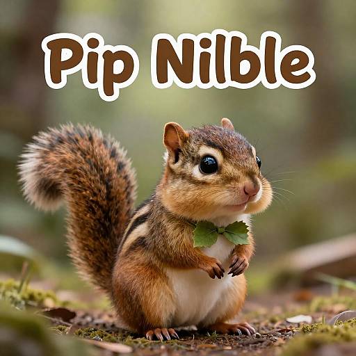 Pip Nibble: Curious Chipmunk Adventurer