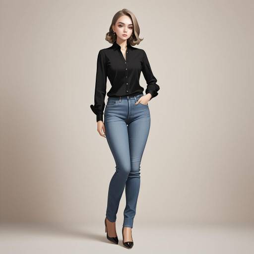 Elegant Solo Girl in Casual Fashion Elegant Solo Girl in Casual Fashion