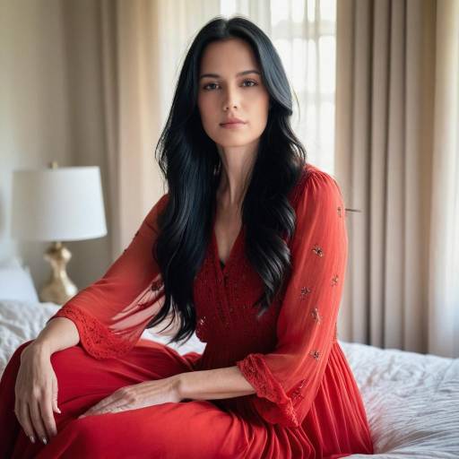 Elegant Woman in Soft Morning Light Elegant Woman in Soft Morning Light