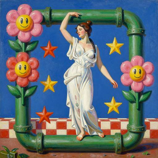 Surreal Retro Film Noir Meets Manet