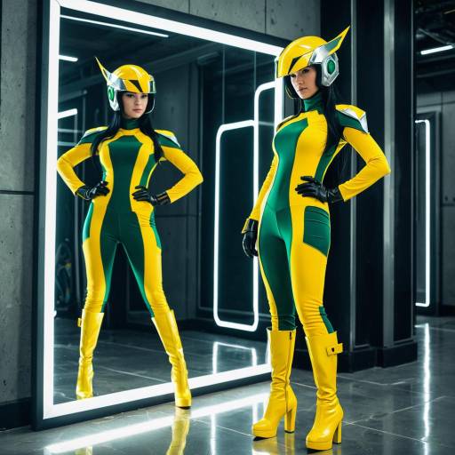 Futuristic Mirror Master Cosplay Costume