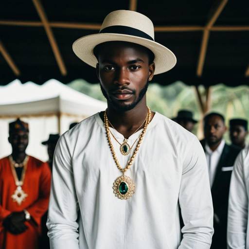 Elegant Efik Wedding Attire for Men