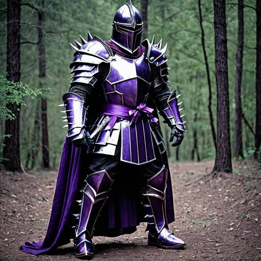 Dark Purple Berserker Lancelot Cosplay Costume