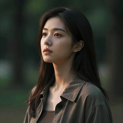 Cinematic High-Detail Portrait of One Girl