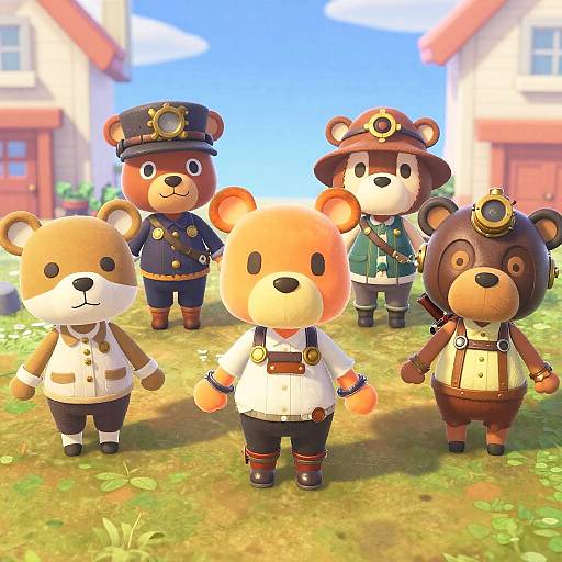 Steampunk Animal Crossing Siege