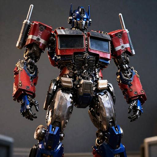 Optimus Prime Photorealistic Cinematic Lighting