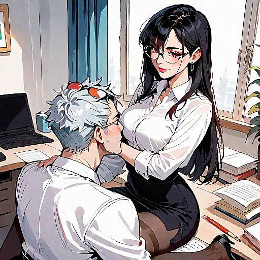 Seductive Anime Office Encounter