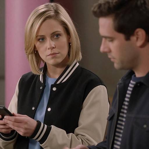 Candid Moment Between Two Individuals