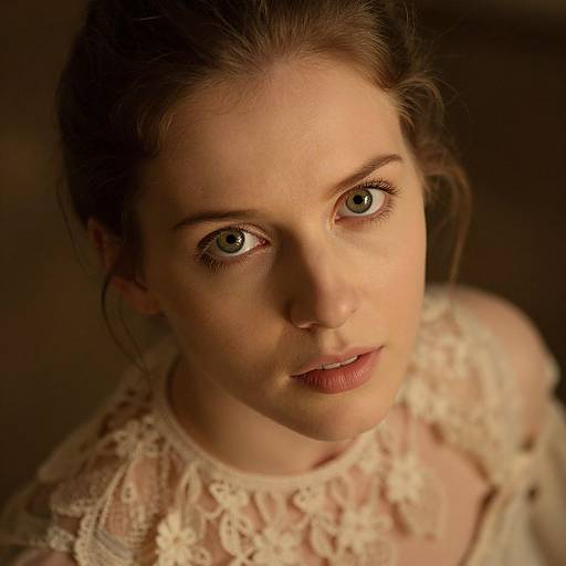 Enigmatic Eastern European Woman Portrait