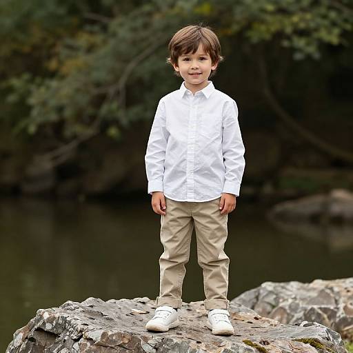 Boy in Ken Fancy Dress Outfit