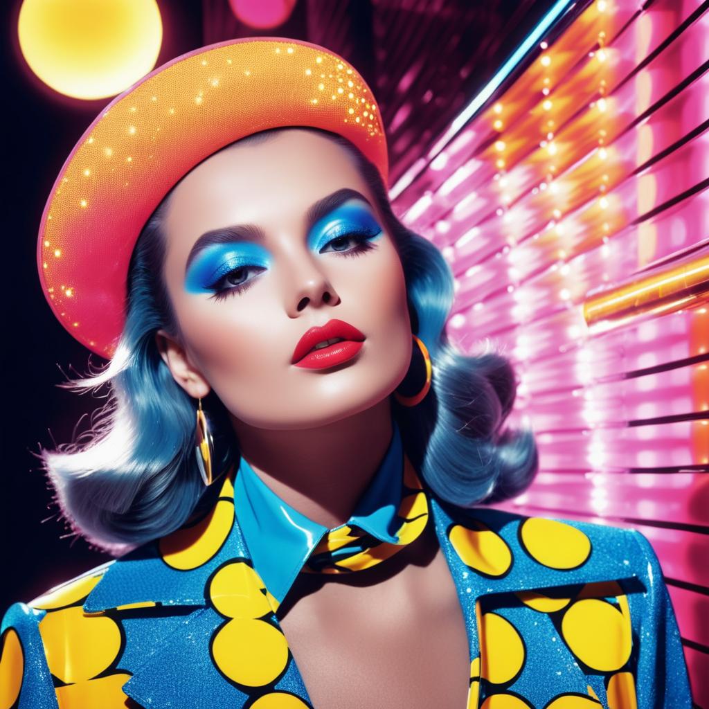 Dynamic Pop Art Makeup Photography