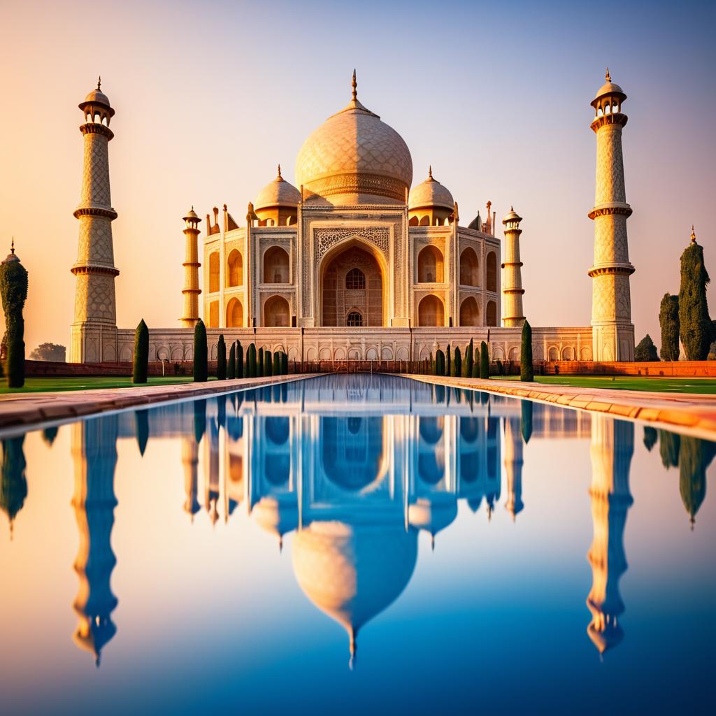 Surreal Taj Mahal: Gehry's Vision in UHD