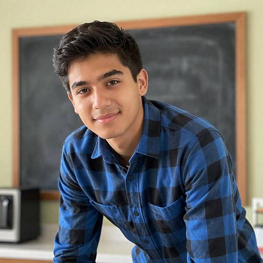 Casual Young Man in a Cozy Kitchen