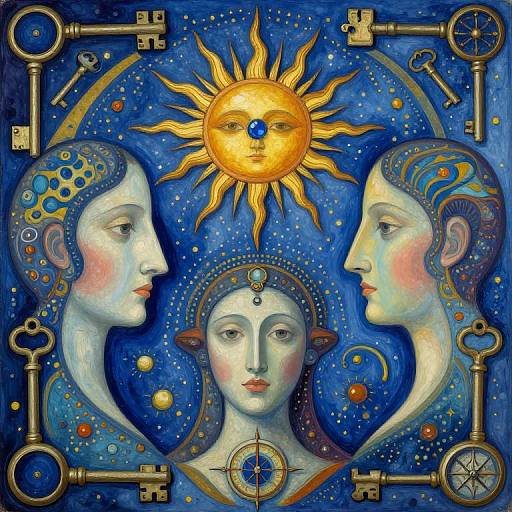 Neo-Abstract Surreal Celestial Vision