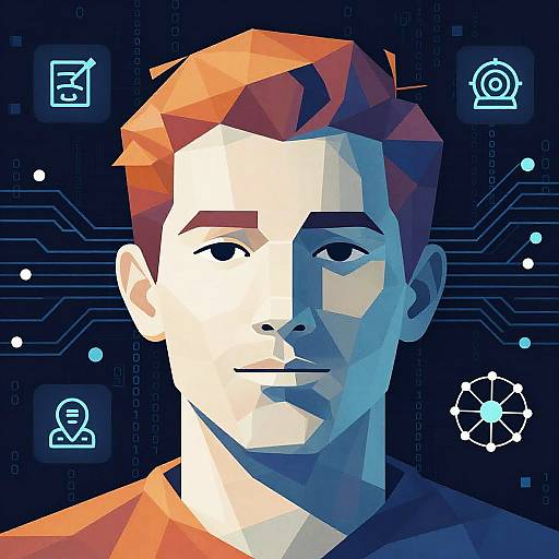 Andreessen Digital Abstract Portrait