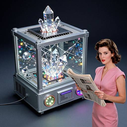 1980s Futuristic Communication Ad