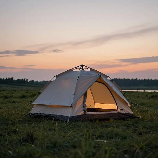 Serene Twilight Glamping Escape