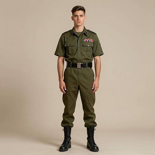 Photorealistic Portrait of Army Man