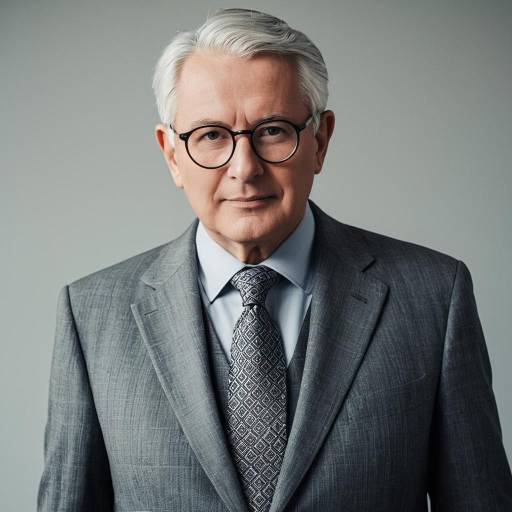 Mature Businessman in Grey Suit
