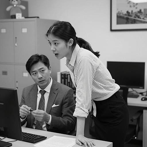 Office Discussion Between Colleagues