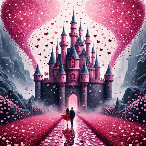 Enchanting Valentine's Day Crystal Castle