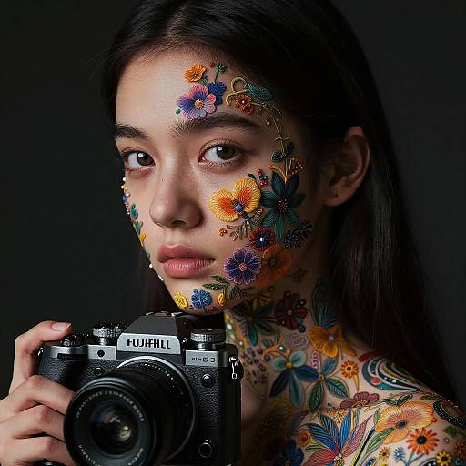 Low-Key Photorealistic 8K Studio Portrait