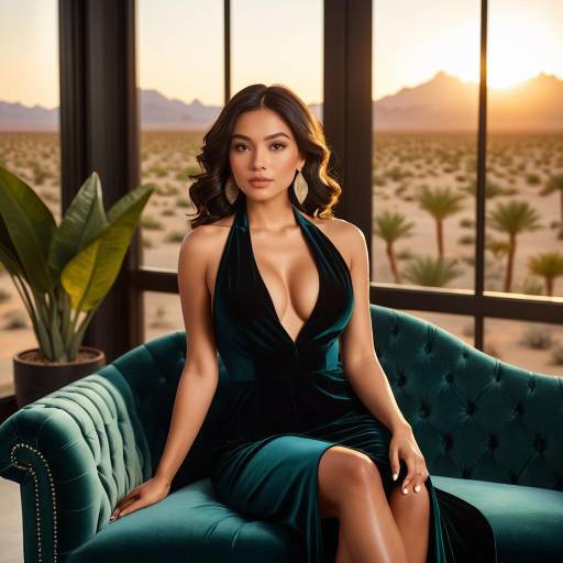 Glamorous Portrait of a Young Latina