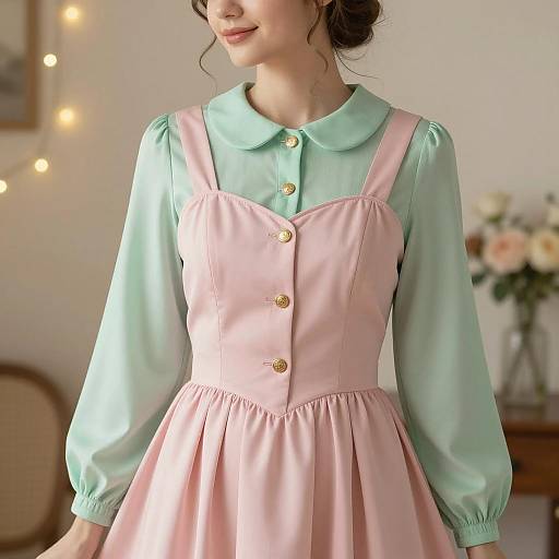 Elegant Birthday Frock Portrait in Soft Light