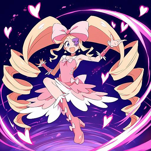 Illustration of Harime nui, kill la kill in the style of Mosha